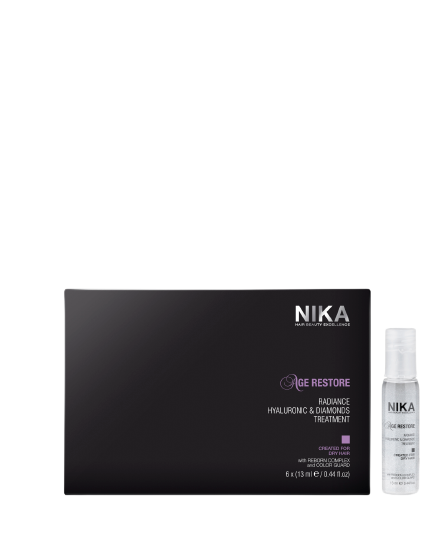 Strahlende Tiefenbehandlung mit Hyaluron und Diamanten – Nika