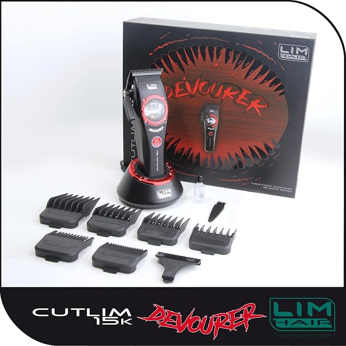 Máquina de corte Devourer 15K 15000 r.p.m. color negro Clipper Trimmer Shaver